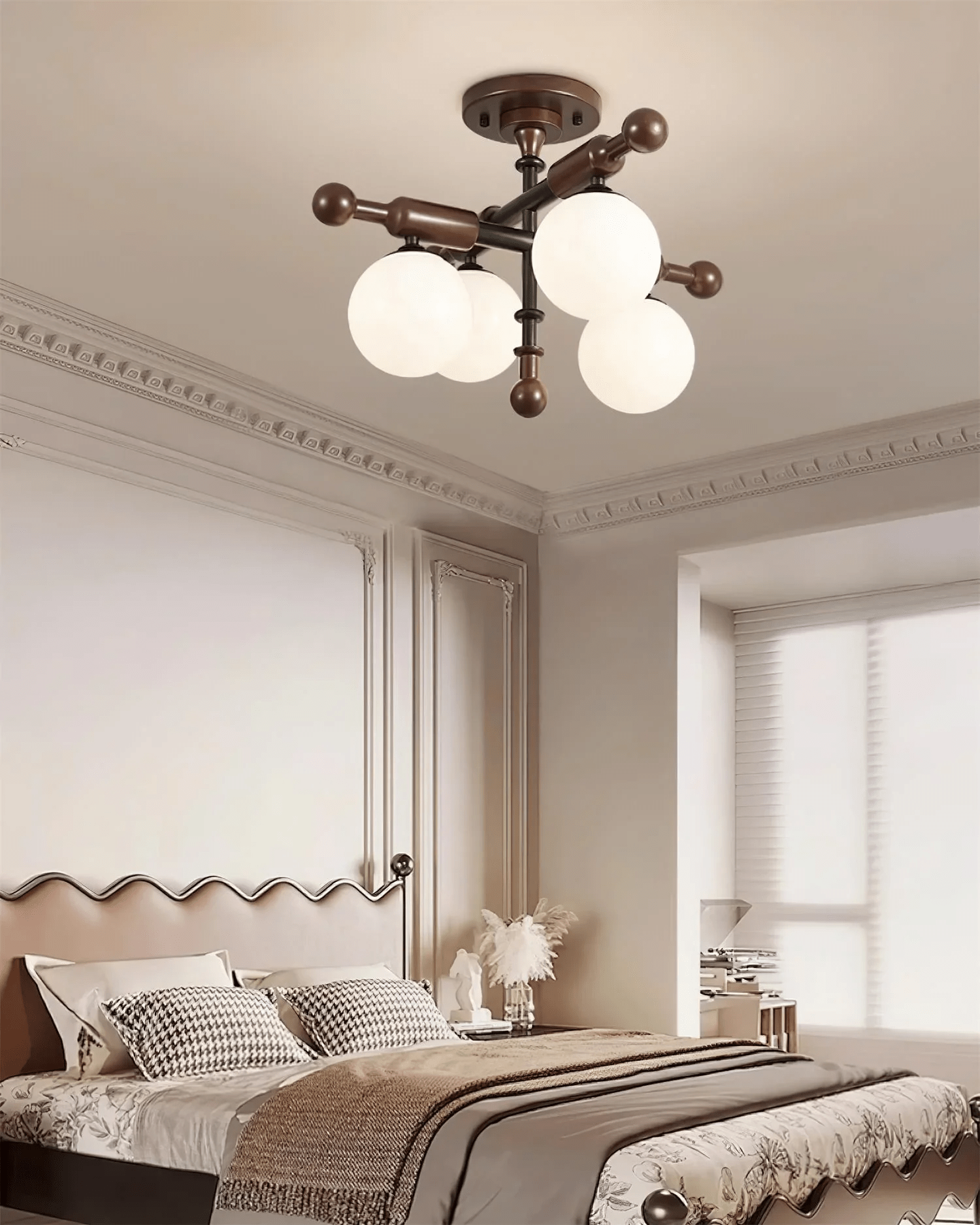 Rusticana Crossbeam Wood Ceiling Light - Blowlighting