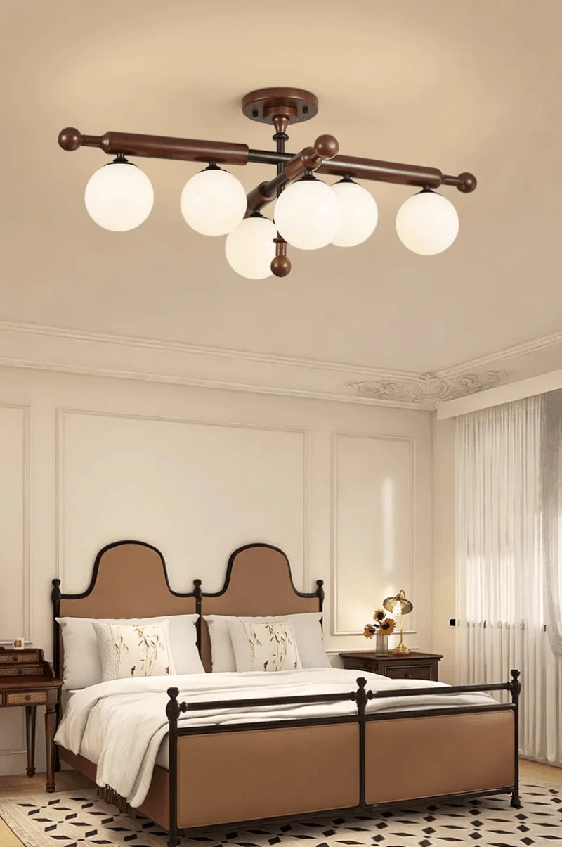 Rusticana Crossbeam Wood Ceiling Light - Blowlighting