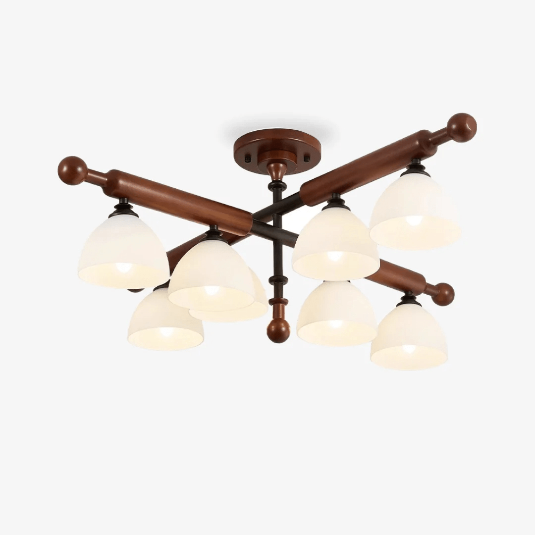 Rusticana Crossbeam Wood Ceiling Light - Blowlighting