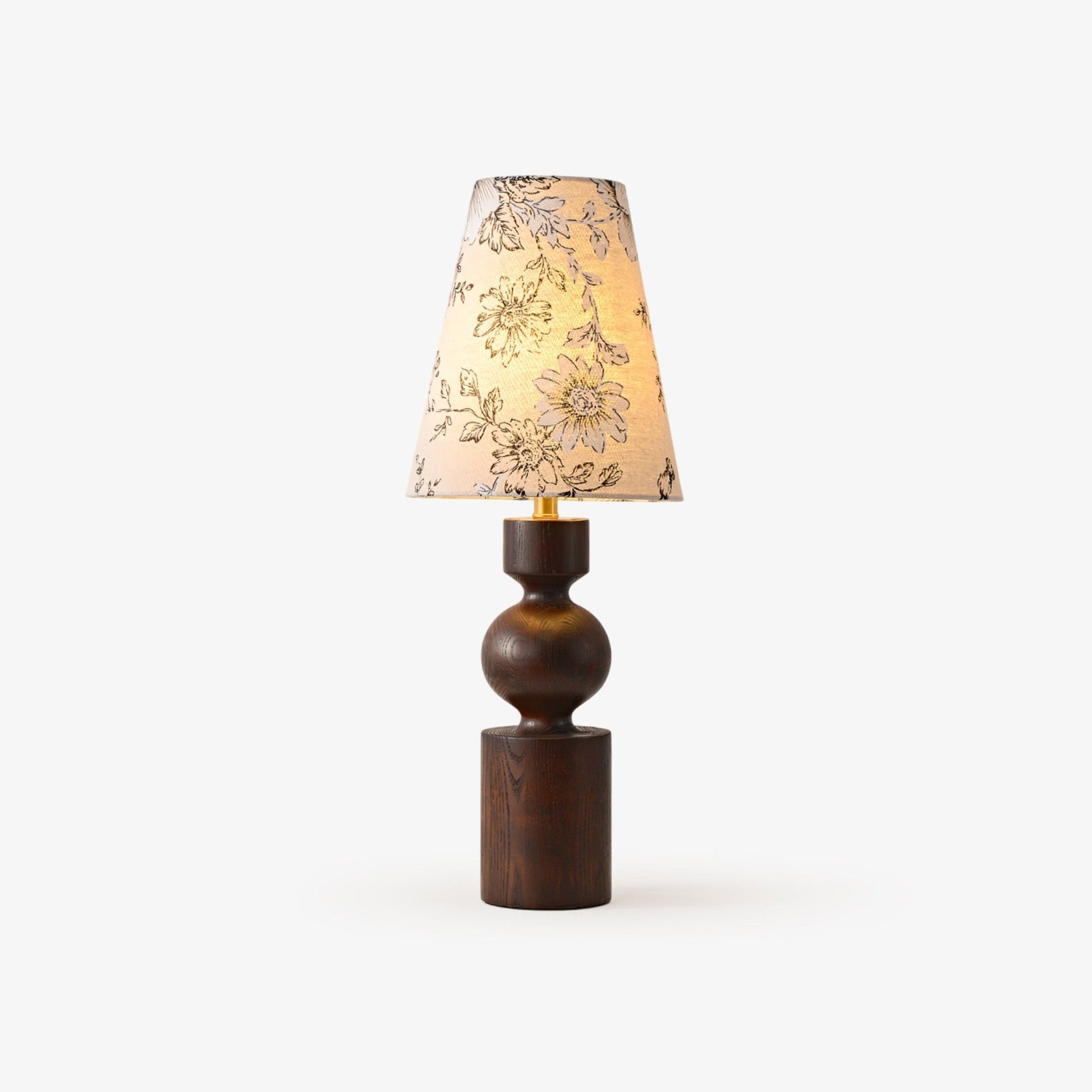 Wooden Flower Pattern Table Lamp - Blowlighting
