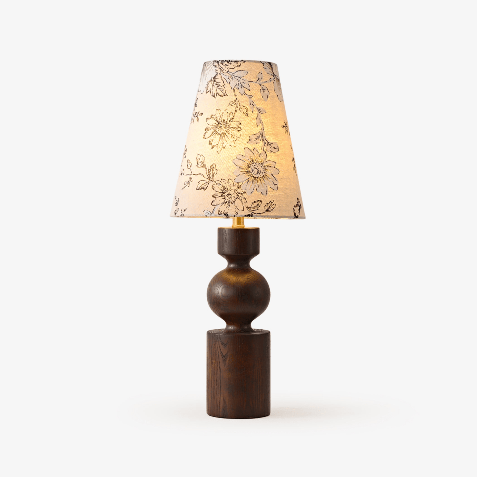 Wooden Flower Pattern Table Lamp - Blowlighting