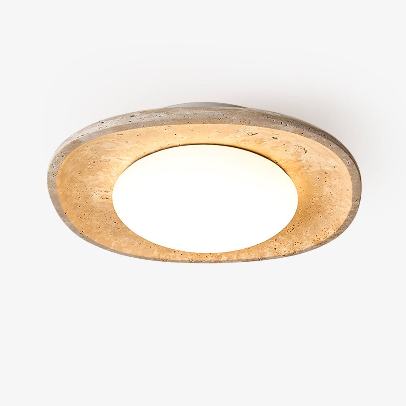 Lena Travertine Ceiling Light - Blowlighting