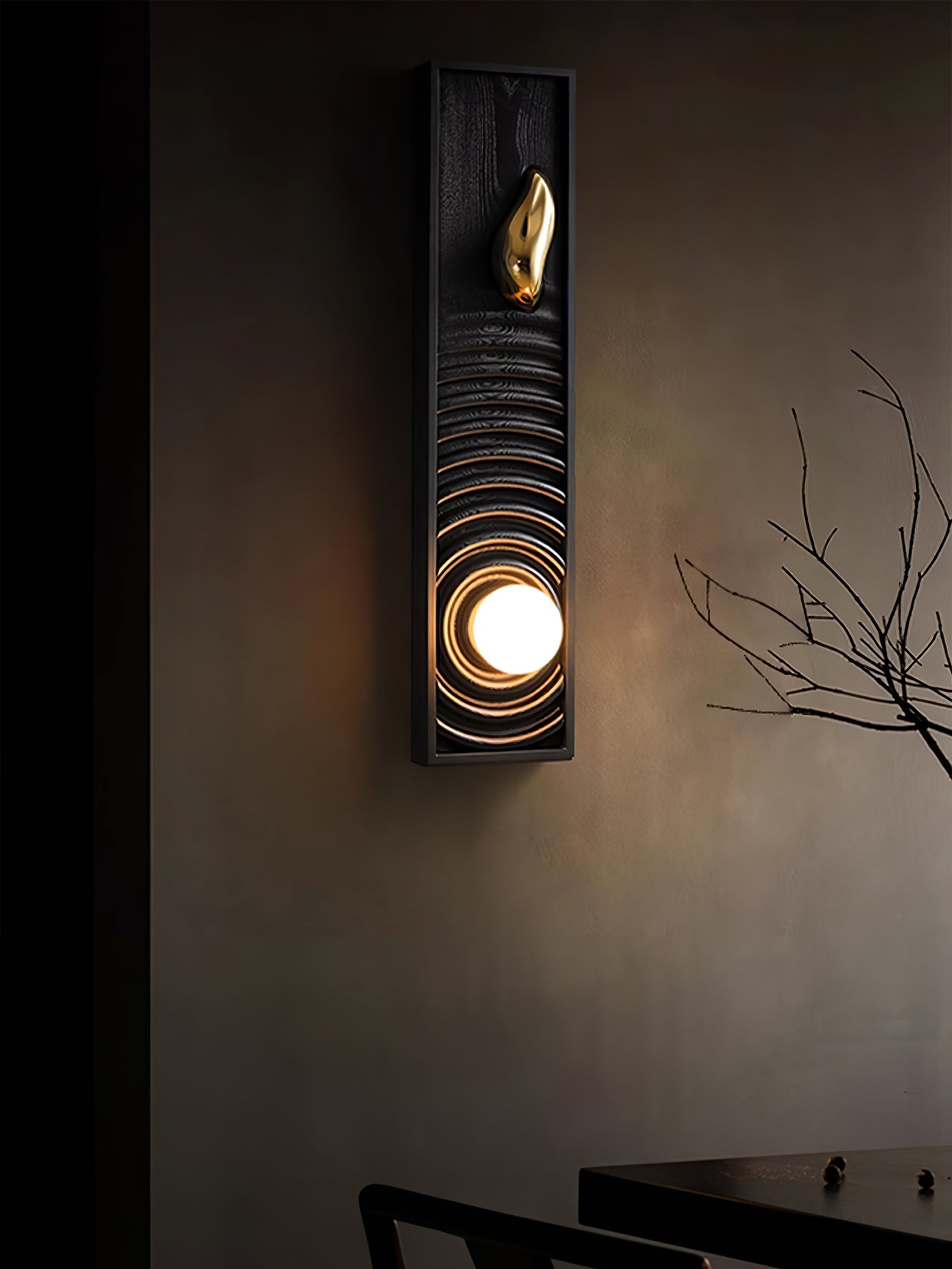 Caleb Vintage Wood Wall Lamp - Blowlighting