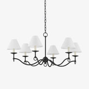 Aurora Chandelier Curved Arms Vintage - Blowlighting