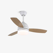 Selena Minimalist Wood Ceiling Fan Light - Blowlighting