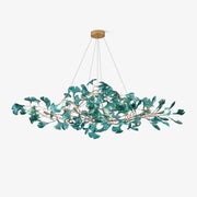 Eurvinen Luxury Ginkgo Leaf Metal Chandelier - Blowlighting
