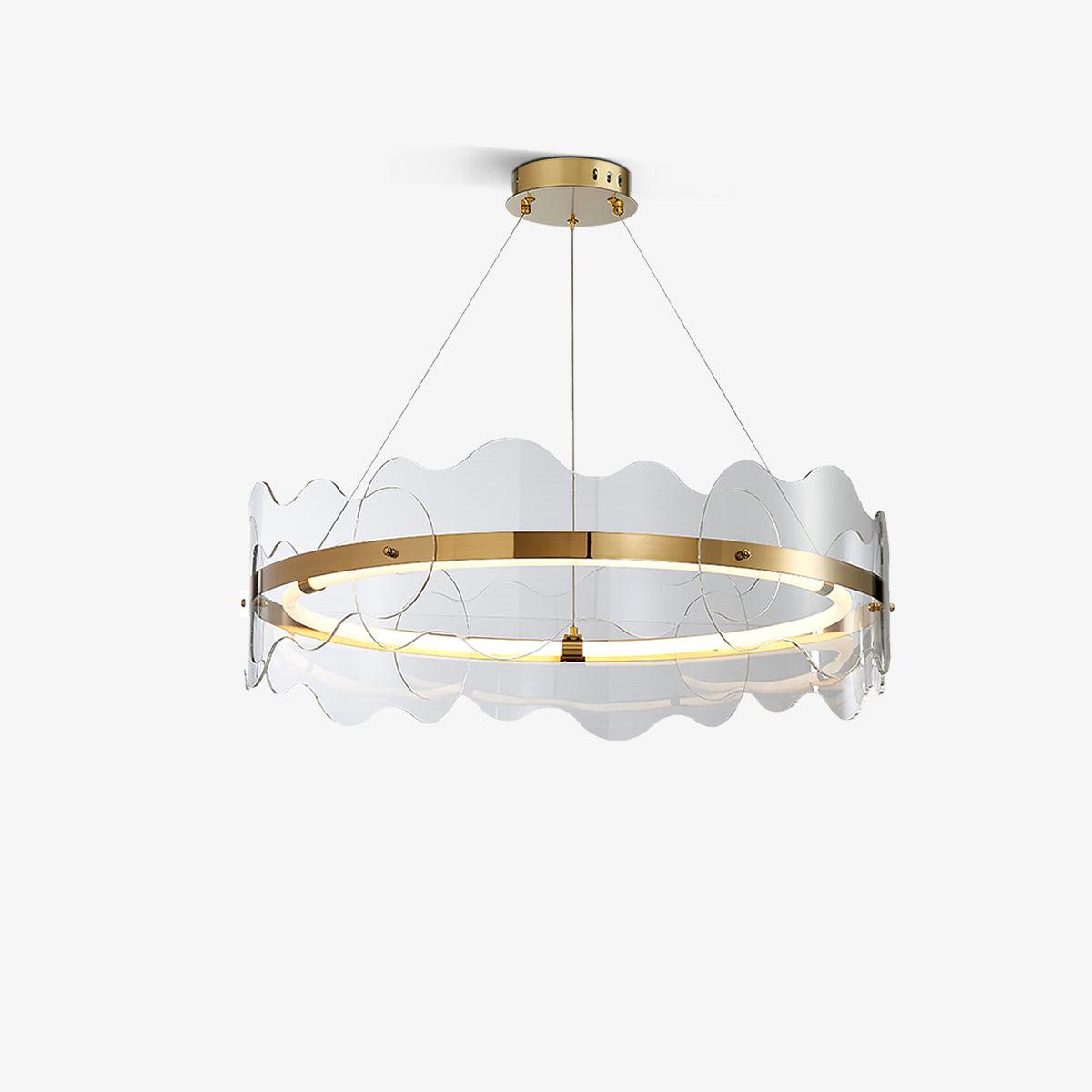 Acrylic Wave Chandelier - Blowlighting