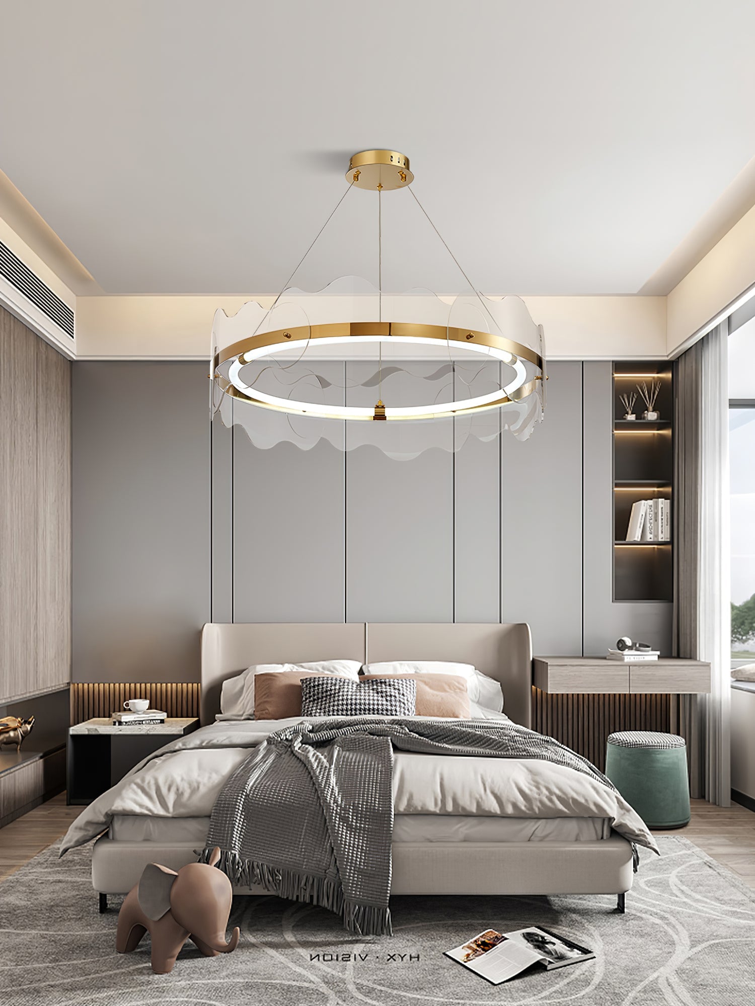 Acrylic Wave Chandelier - Blowlighting