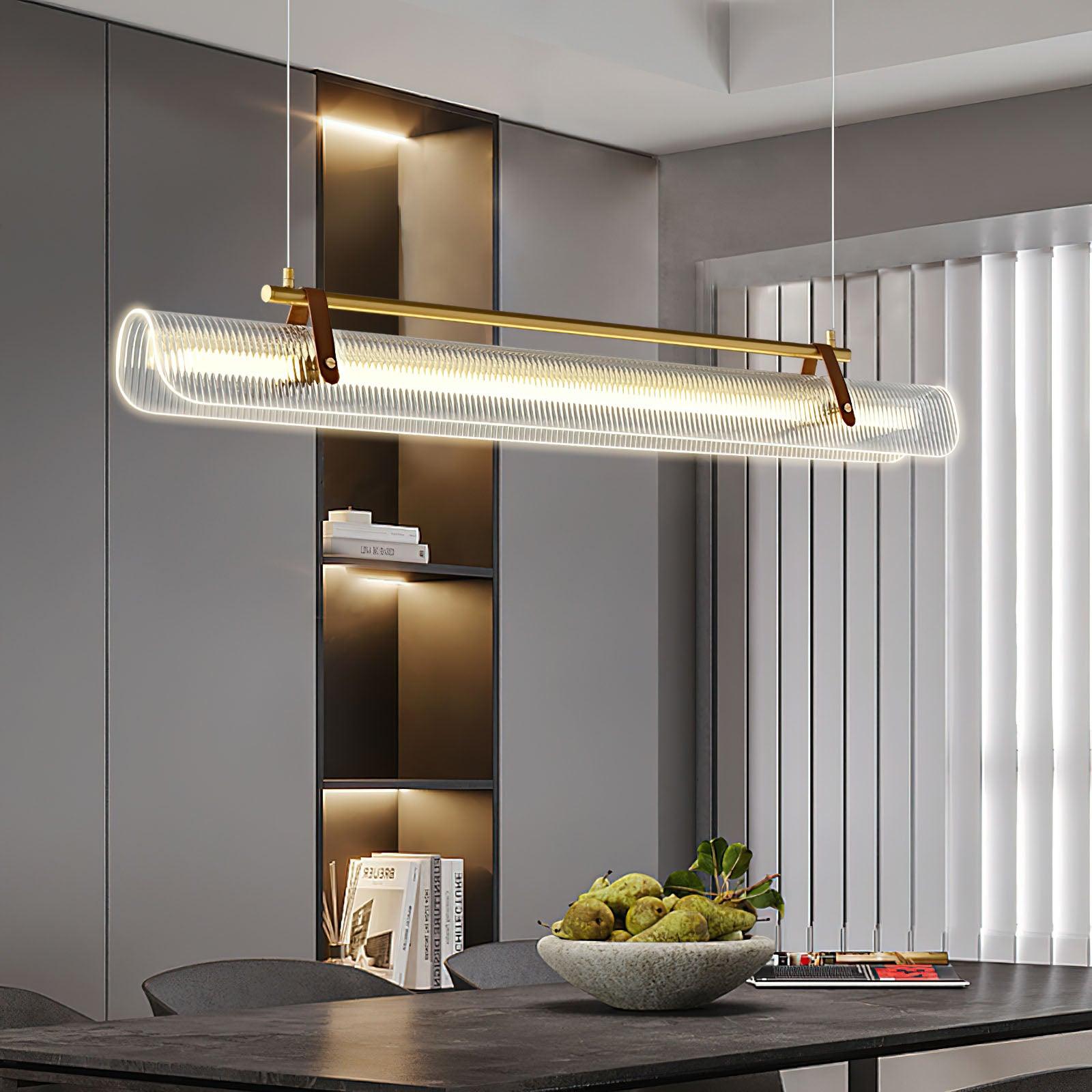 Acrylic Linear Chandelier - Blowlighting