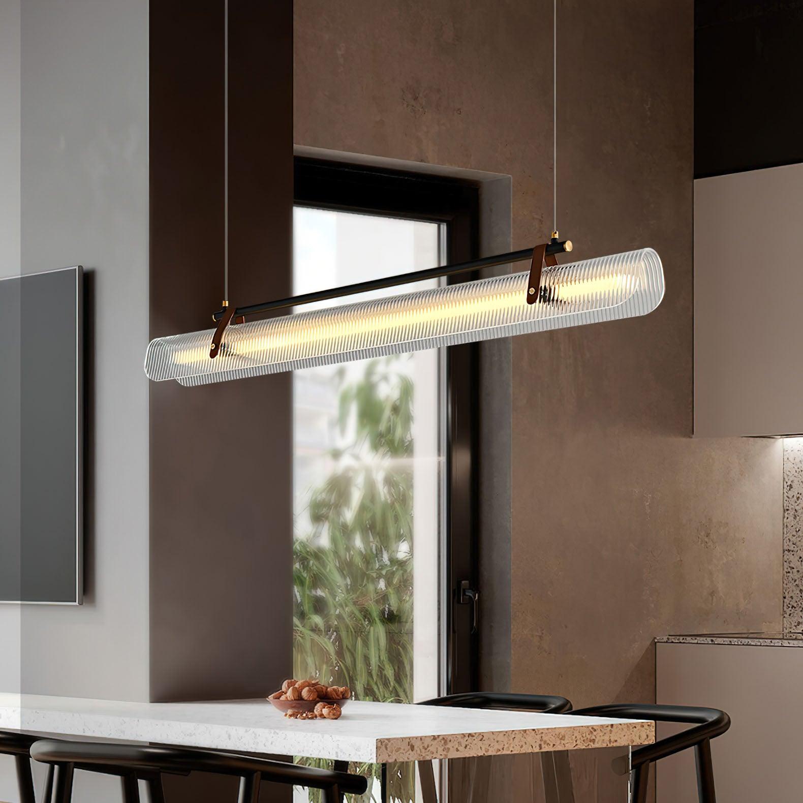 Acrylic Linear Chandelier - Blowlighting