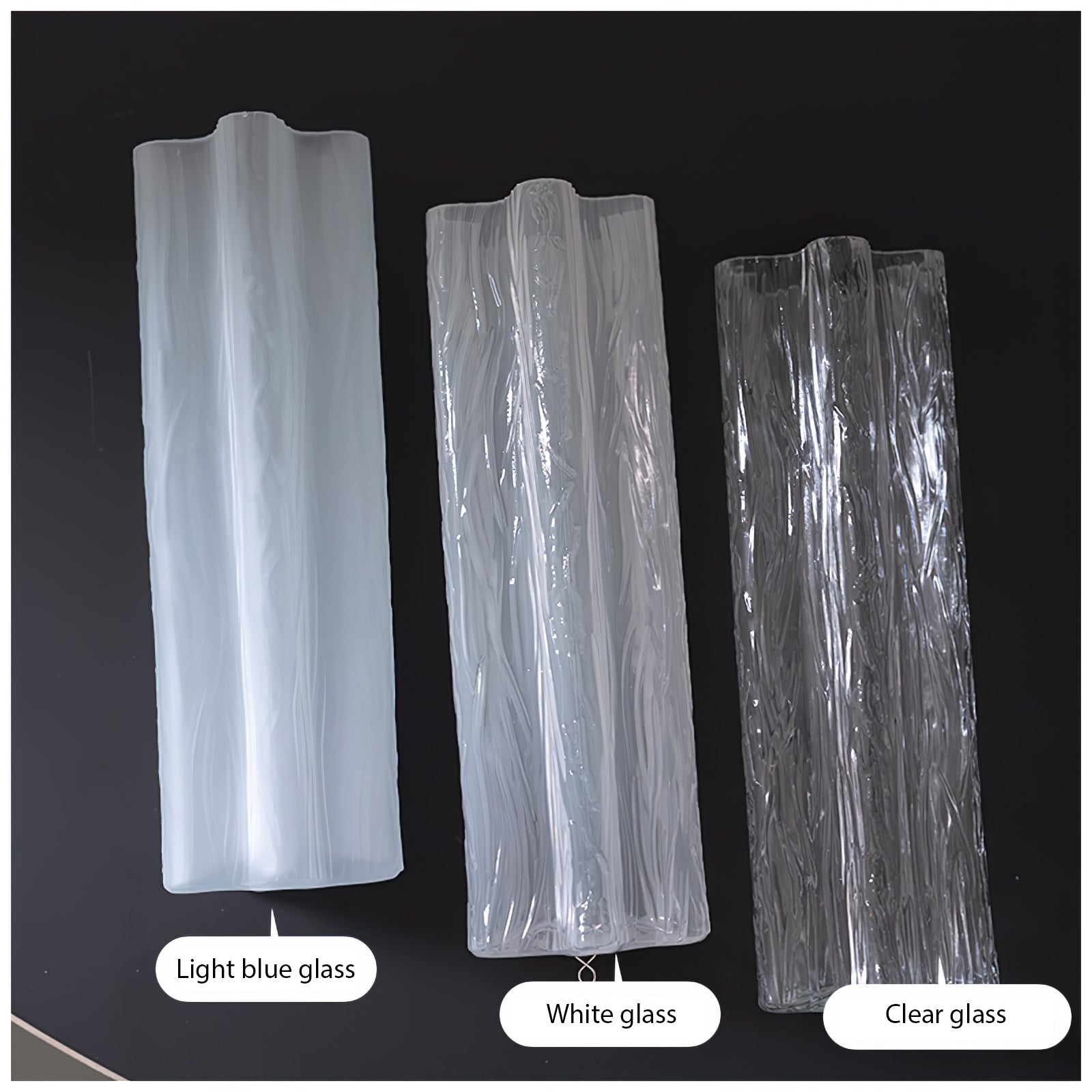 Aurora Chandelier White Layered Tube - Blowlighting