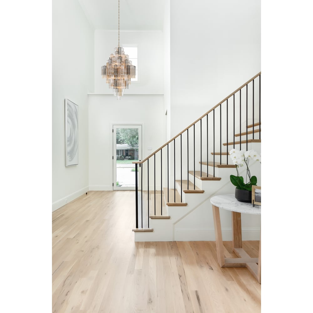 Aurora Diamond Chandelier Glass Tube Layered Amber - Blowlighting