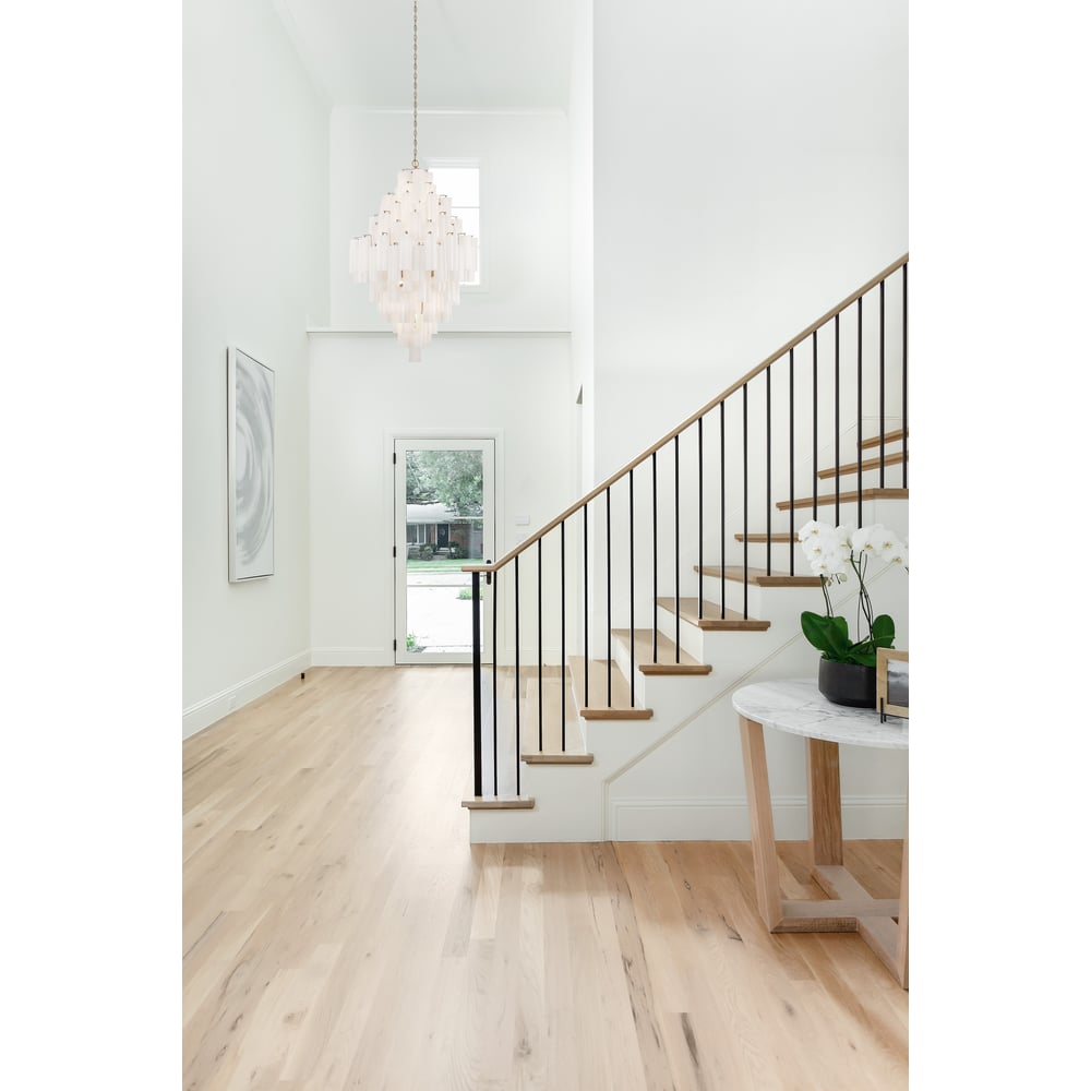 Aurora Diamond Chandelier Glass Tube Layered Amber - Blowlighting