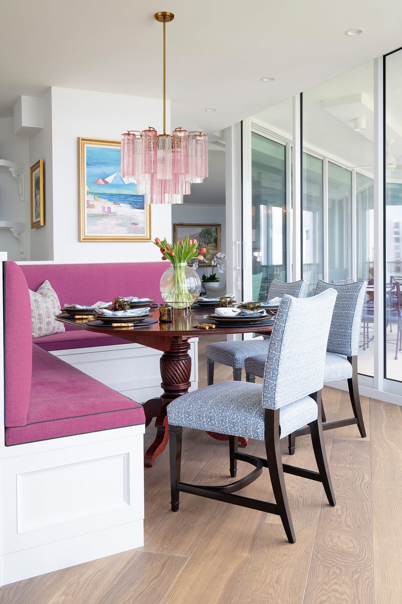 Aurora Murano Chandelier Glass Tube Layered Amber - Blowlighting