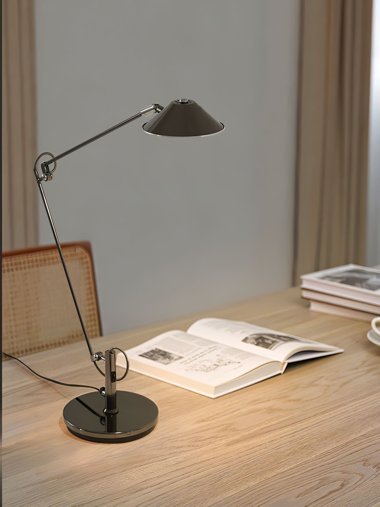 Adjustable Black Office Task Lamp - Blowlighting