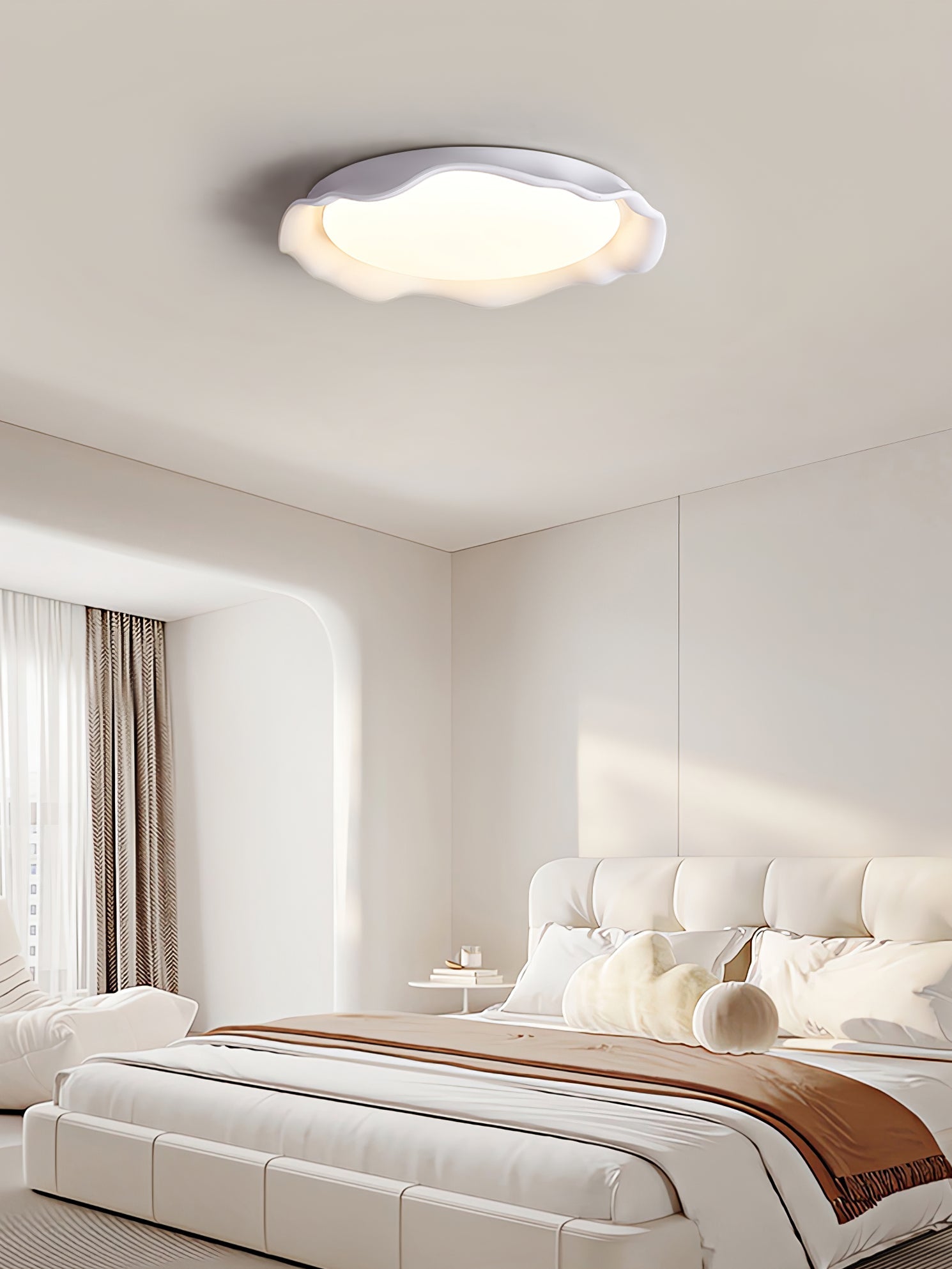 Aera Microcement Ceiling Light - Blowlighting