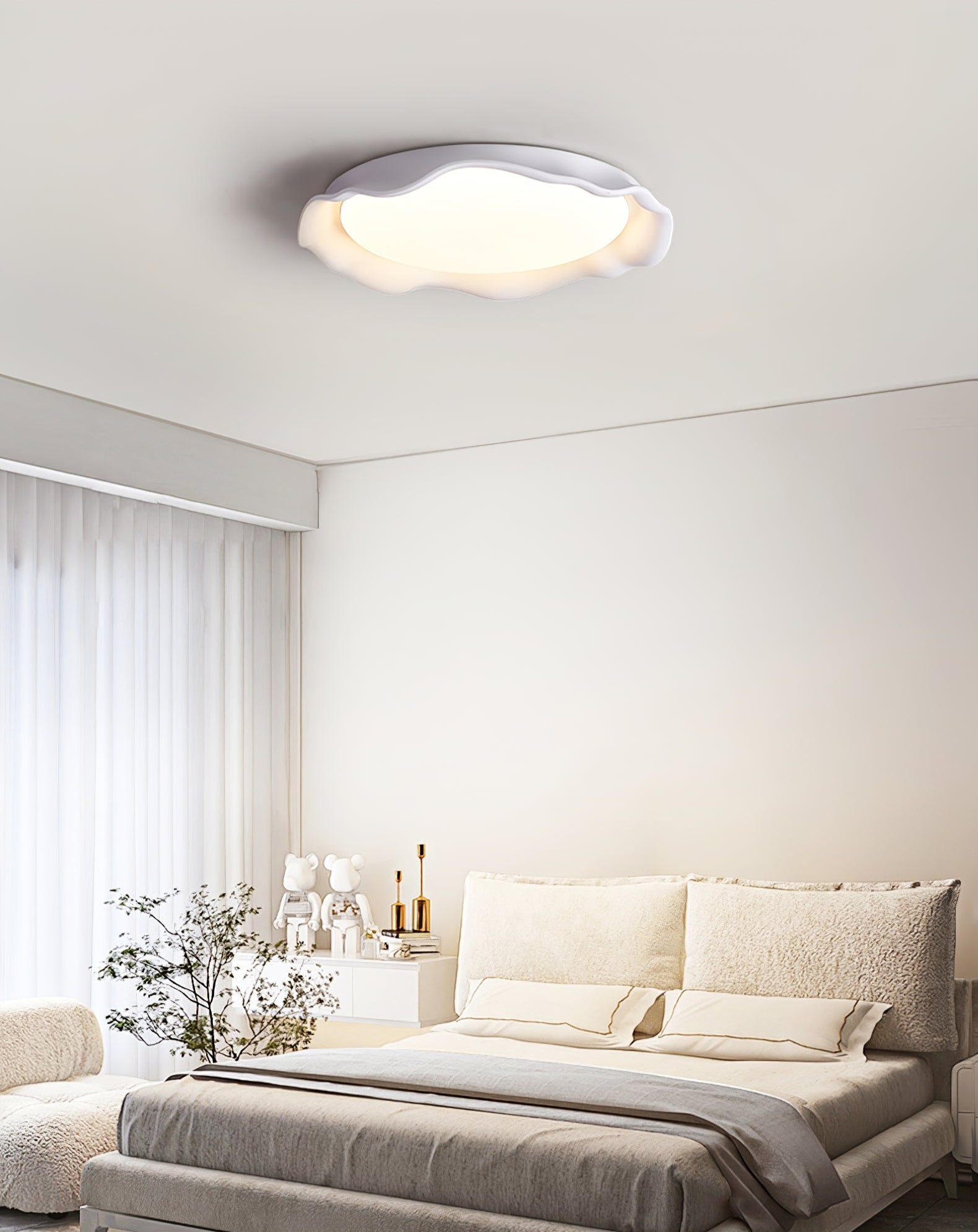 Aera Microcement Ceiling Light - Blowlighting