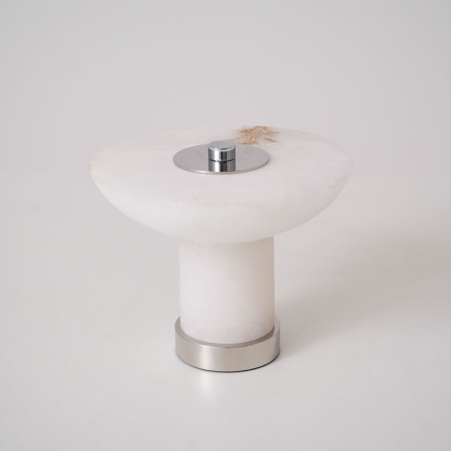 Eurnoran Mushroom Shaped Alabaster Table Lamp - Blowlighting