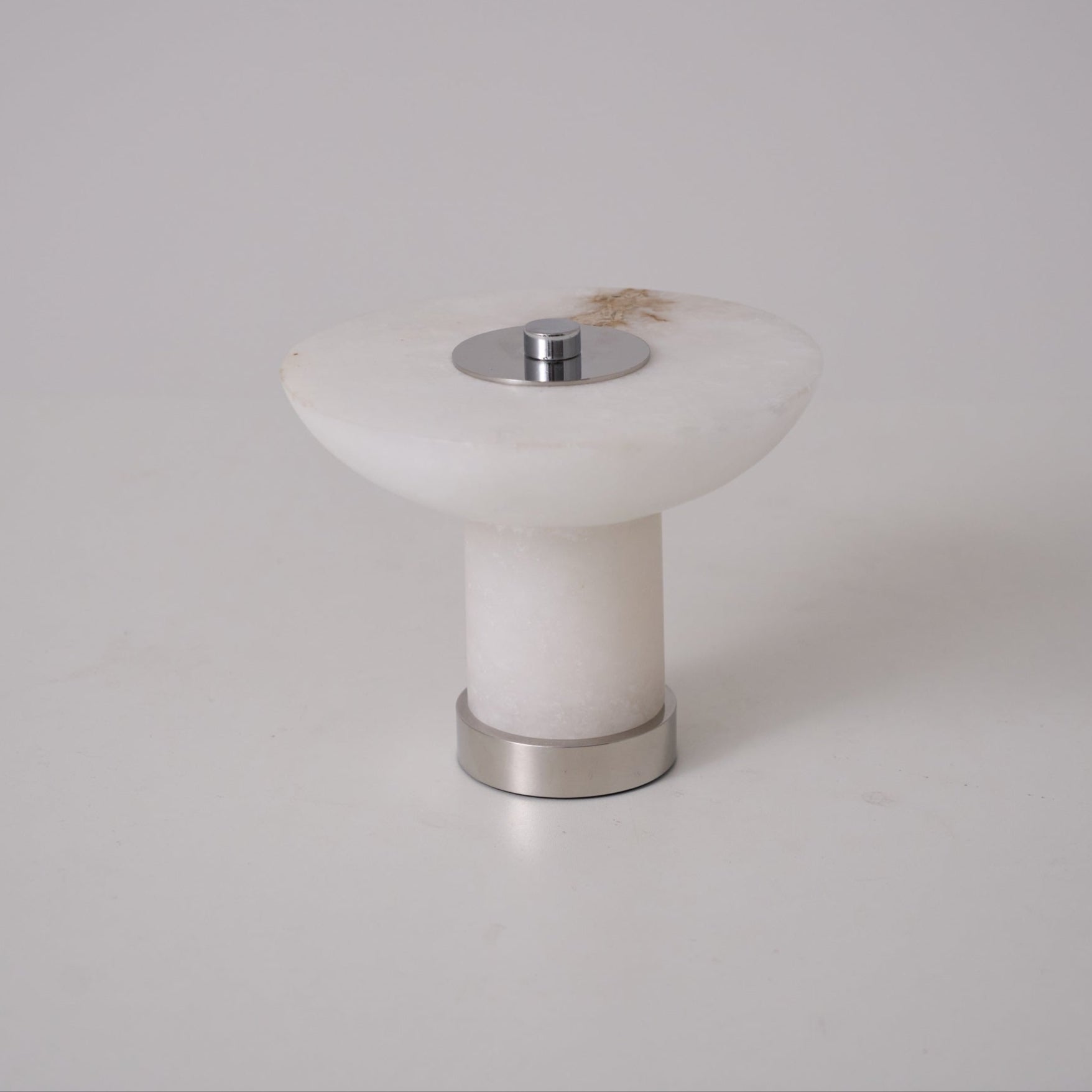 Eurnoran Mushroom Shaped Alabaster Table Lamp - Blowlighting