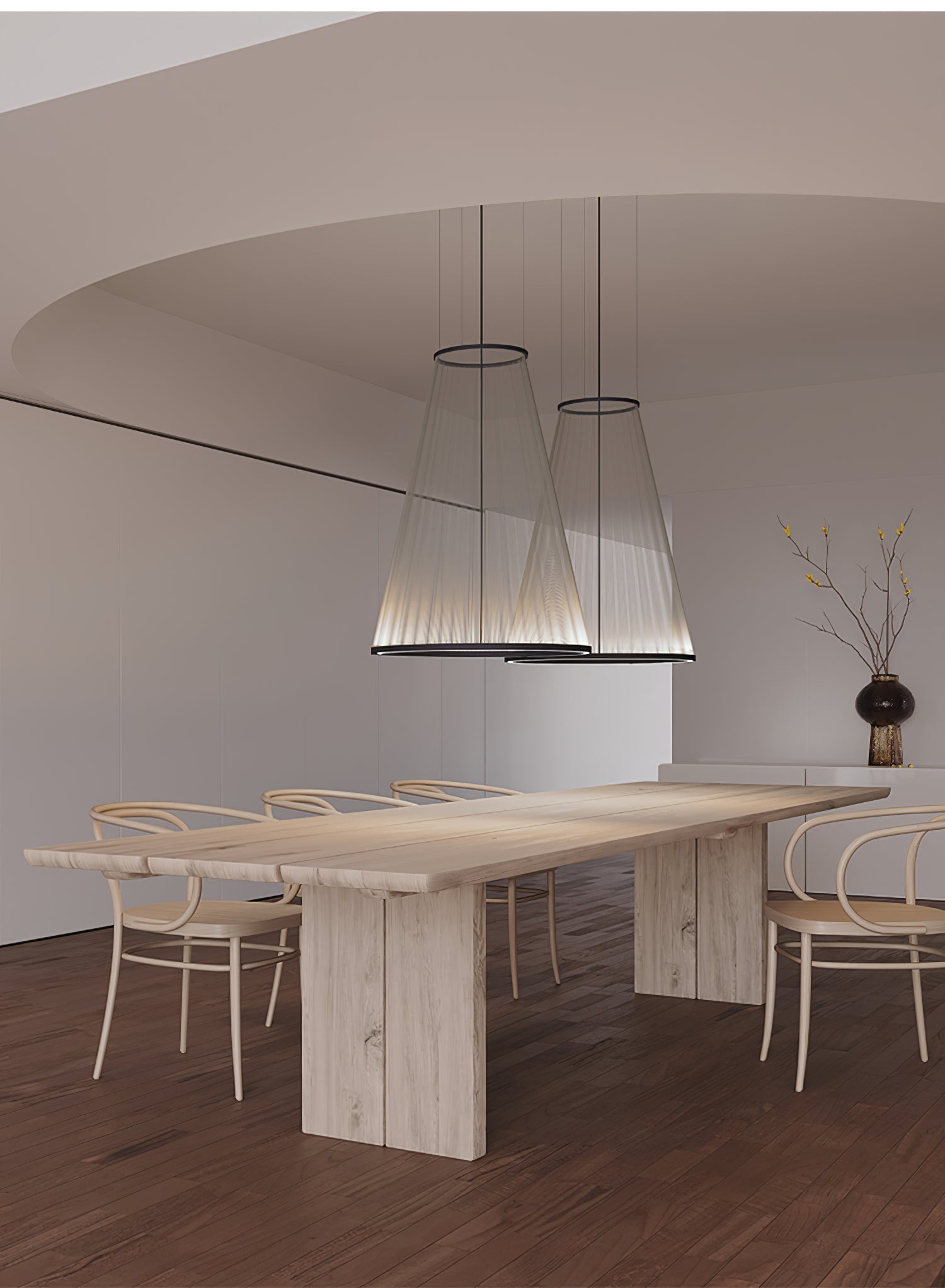 Cone Minimalist Aluminum Pendant Light - Blowlighting