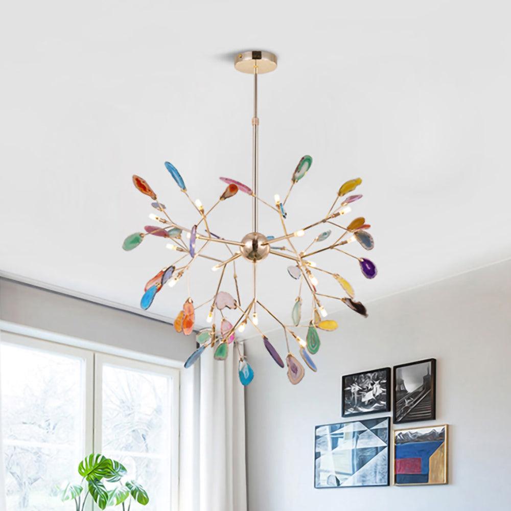 Agate Flake Chandelier - Blowlighting