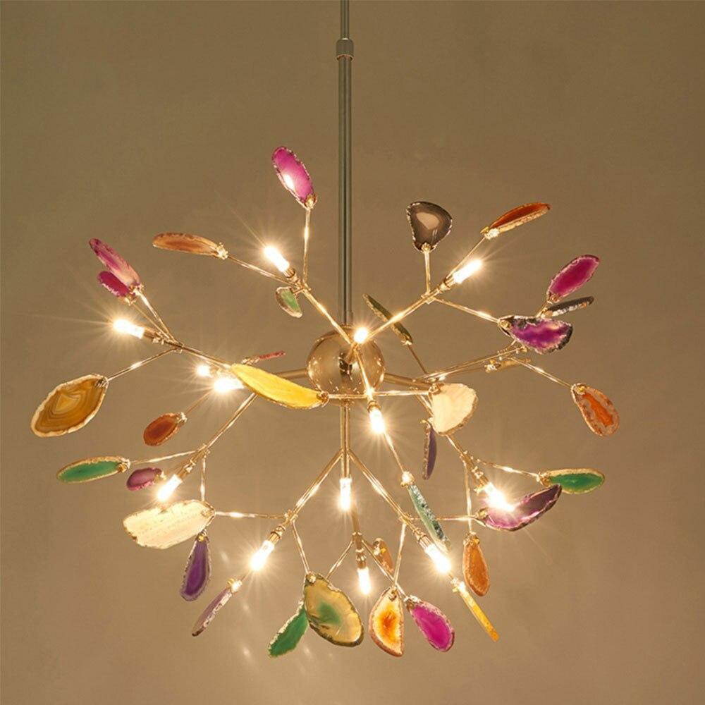 Agate Flake Chandelier - Blowlighting