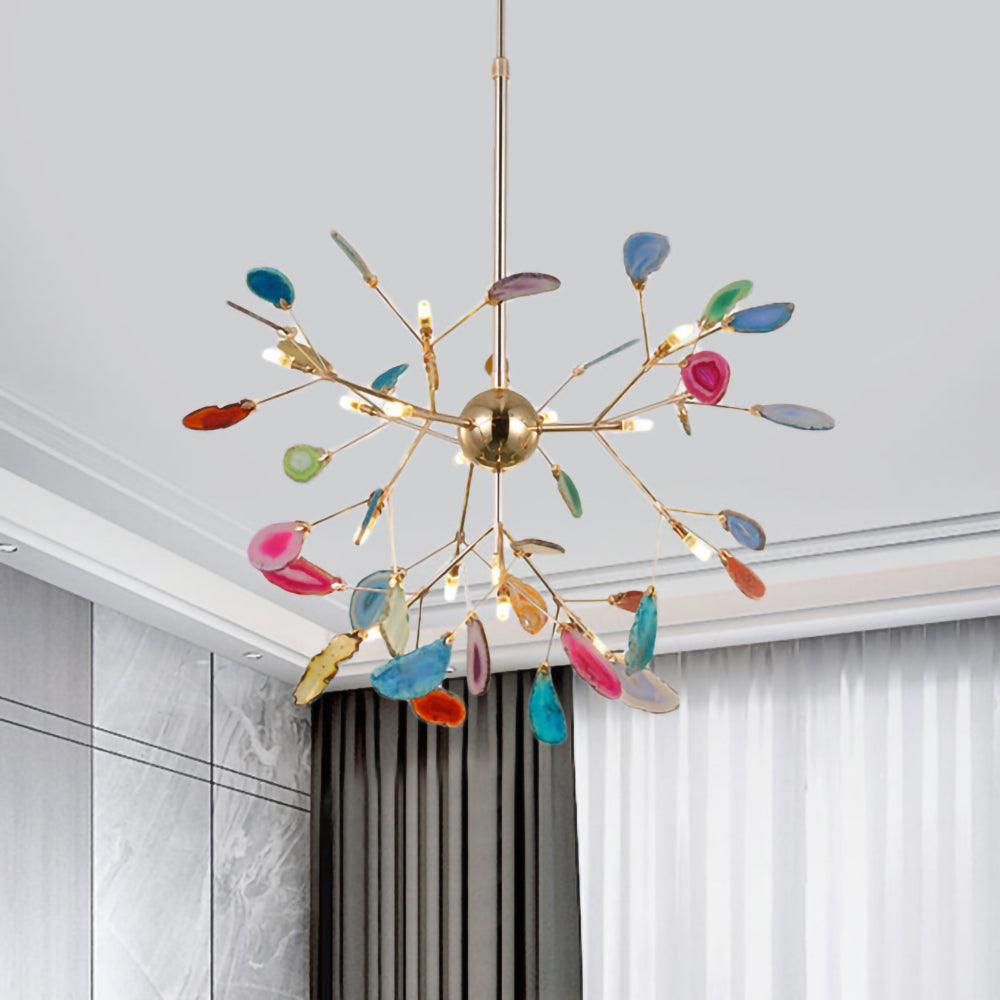 Agate Flake Chandelier - Blowlighting