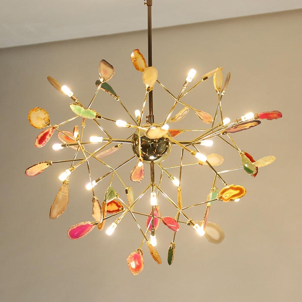 Agate Flake Chandelier - Blowlighting