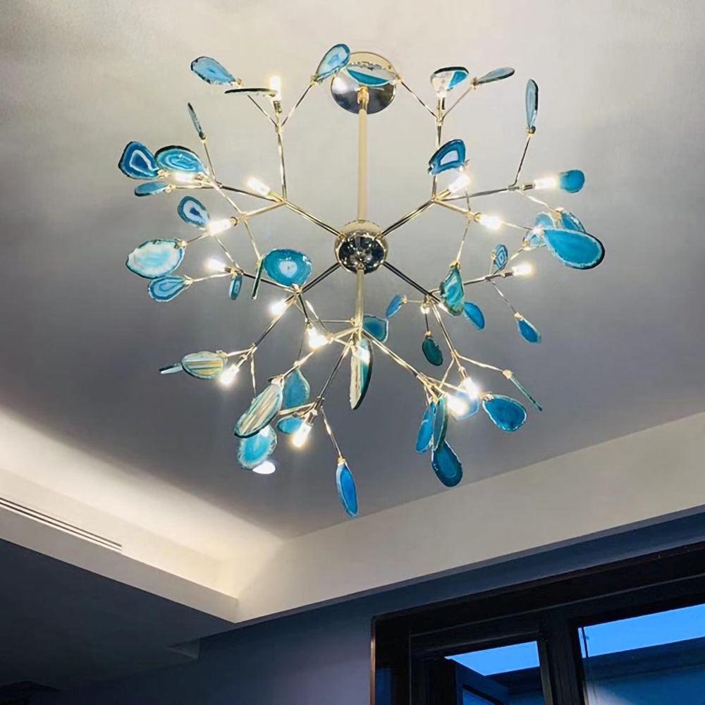 Agate Flake Chandelier - Blowlighting