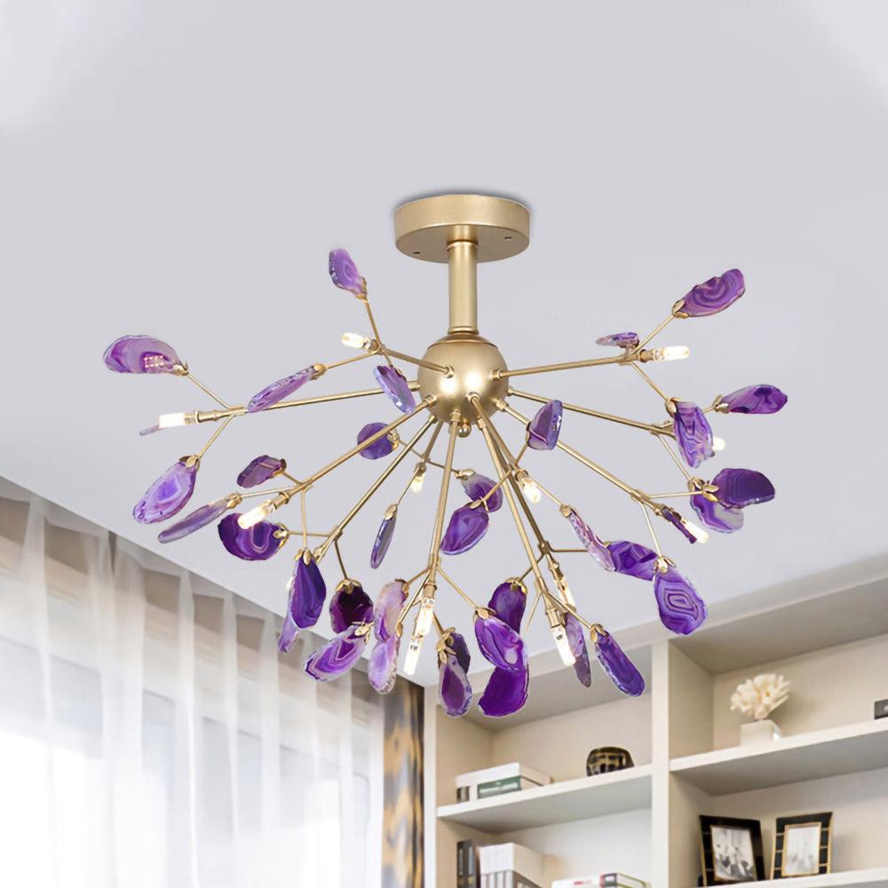 Agate Flake Chandelier - Blowlighting