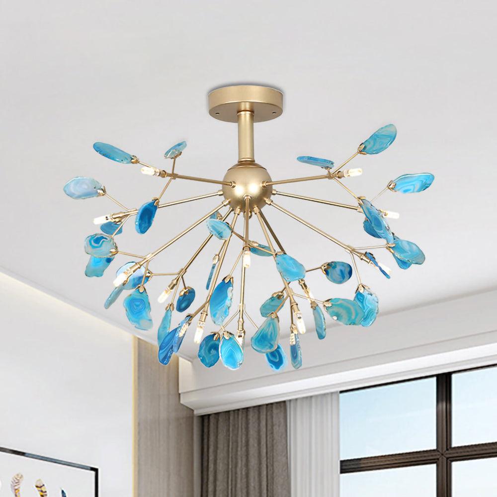 Agate Flake Chandelier - Blowlighting