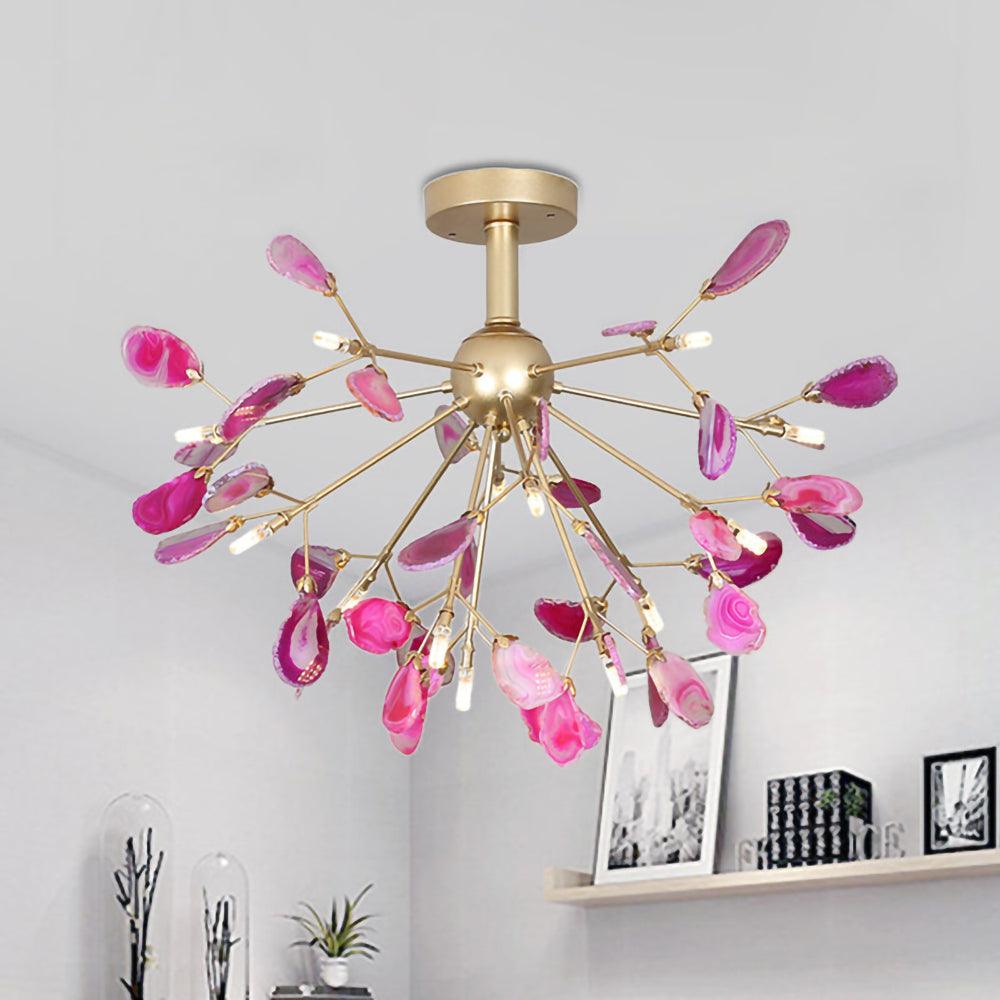 Agate Flake Chandelier - Blowlighting