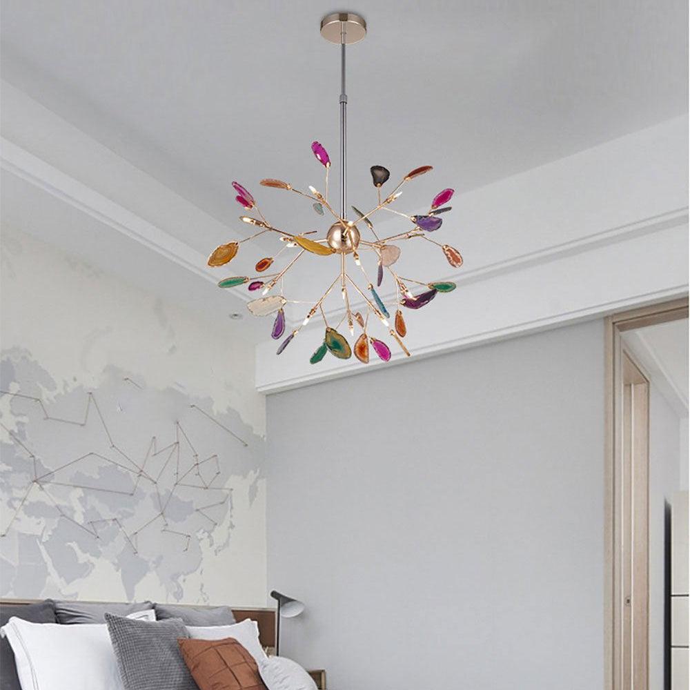 Agate Flake Chandelier - Blowlighting