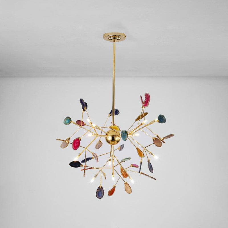 Agate Flake Chandelier - Blowlighting