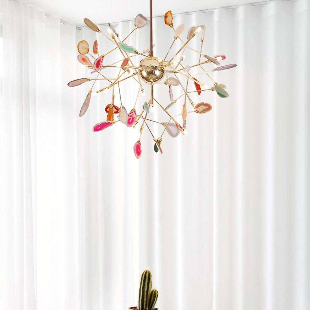 Agate Flake Chandelier - Blowlighting