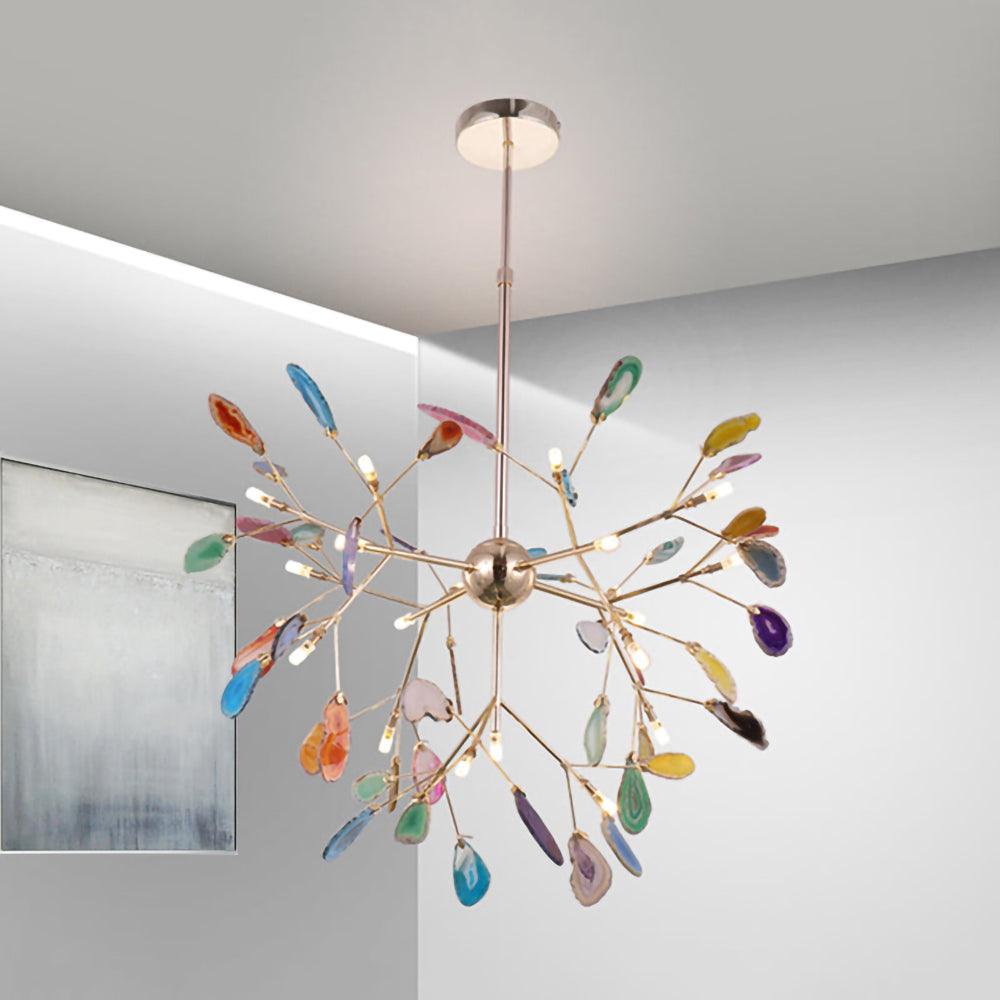 Agate Flake Chandelier - Blowlighting
