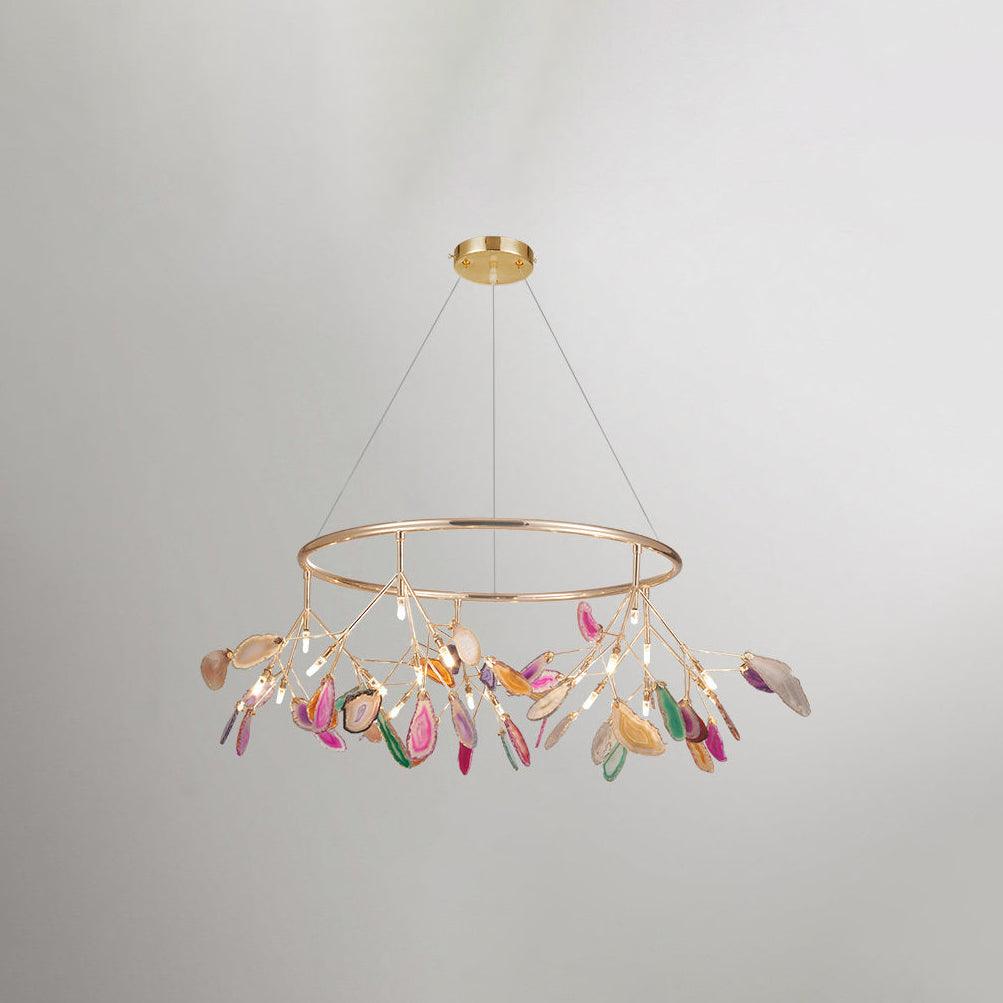 Agate Flake Chandelier - Blowlighting