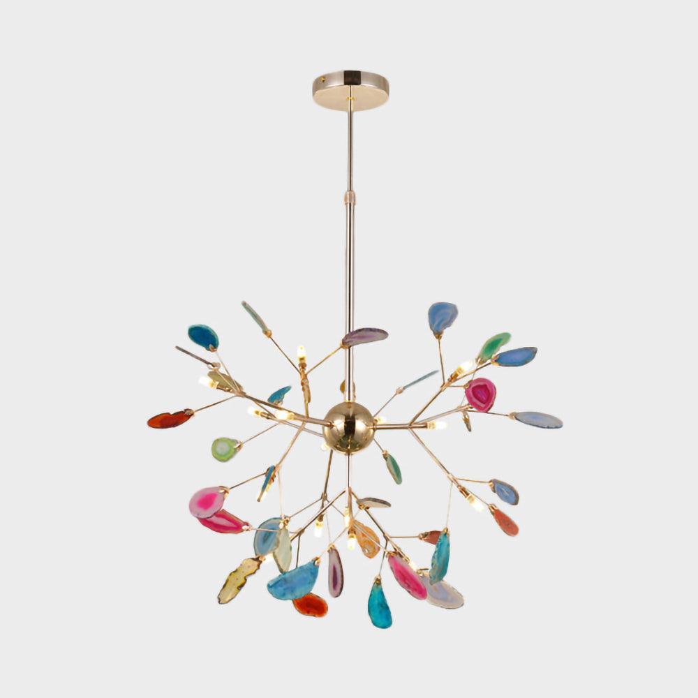 Agate Flake Chandelier - Blowlighting