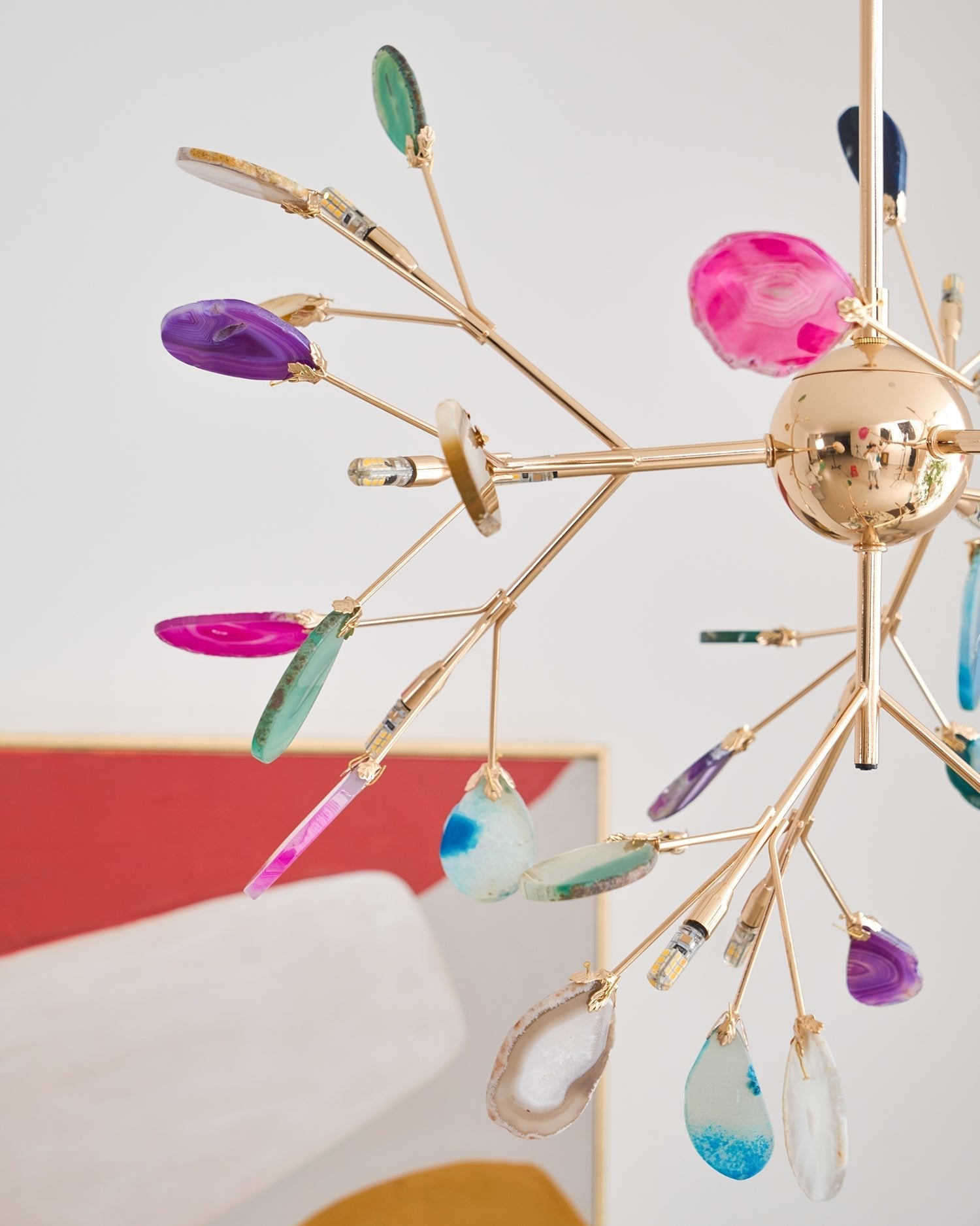 Agate Flake Chandelier - Blowlighting