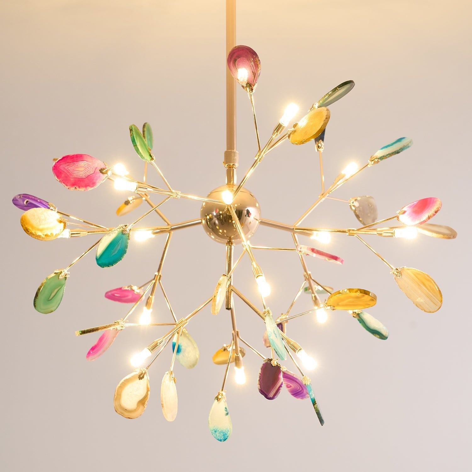 Agate Flake Chandelier - Blowlighting