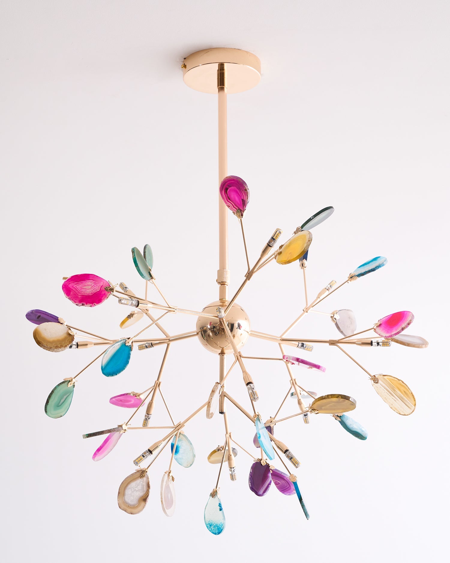 Agate Flake Chandelier - Blowlighting