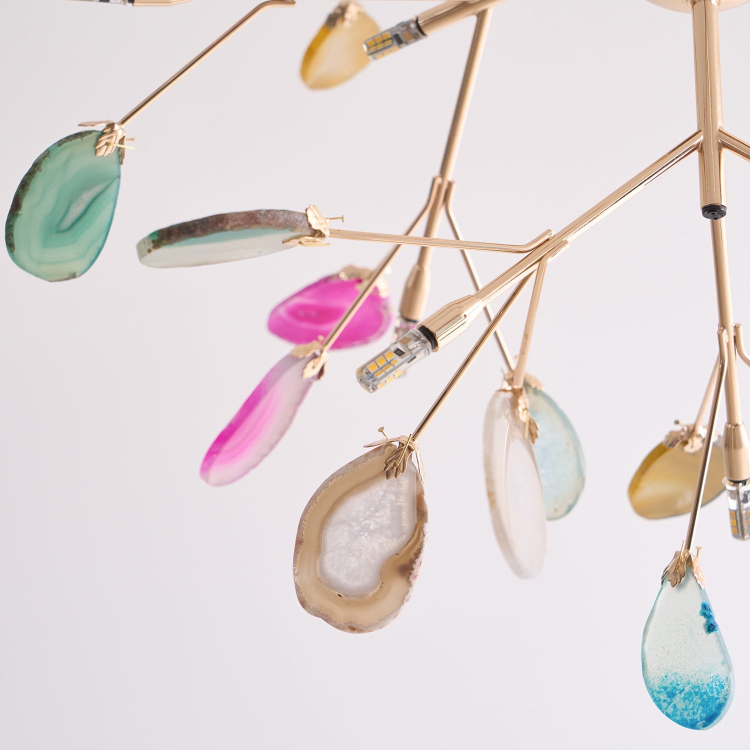 Agate Flake Chandelier - Blowlighting