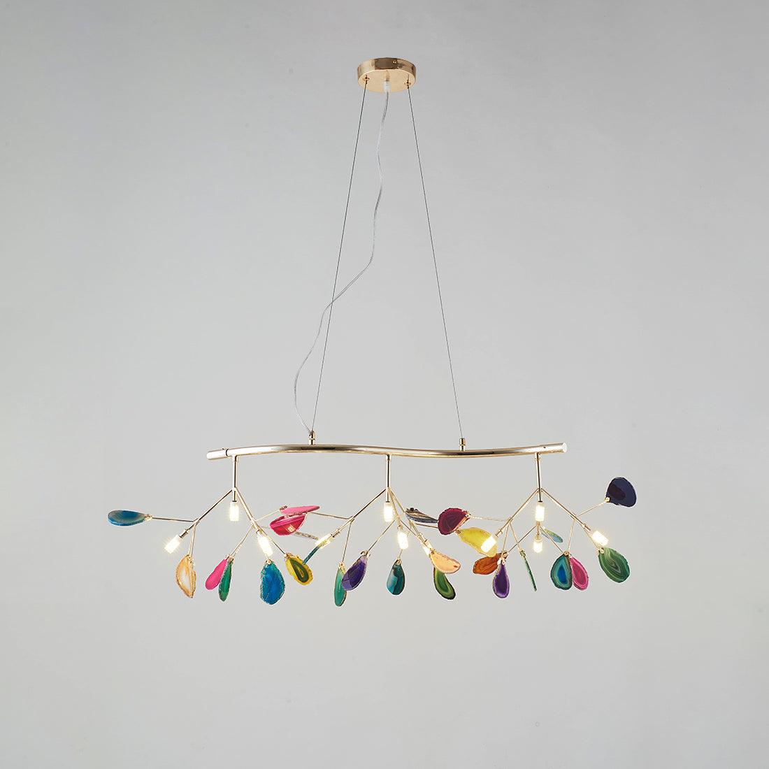 Agate Flake Chandelier - Blowlighting