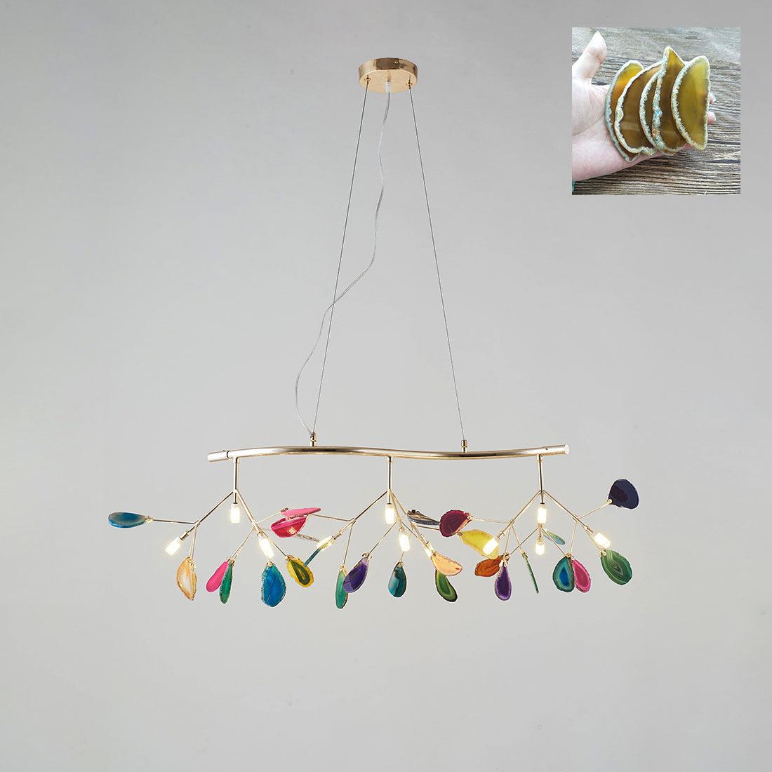 Agate Flake Chandelier - Blowlighting