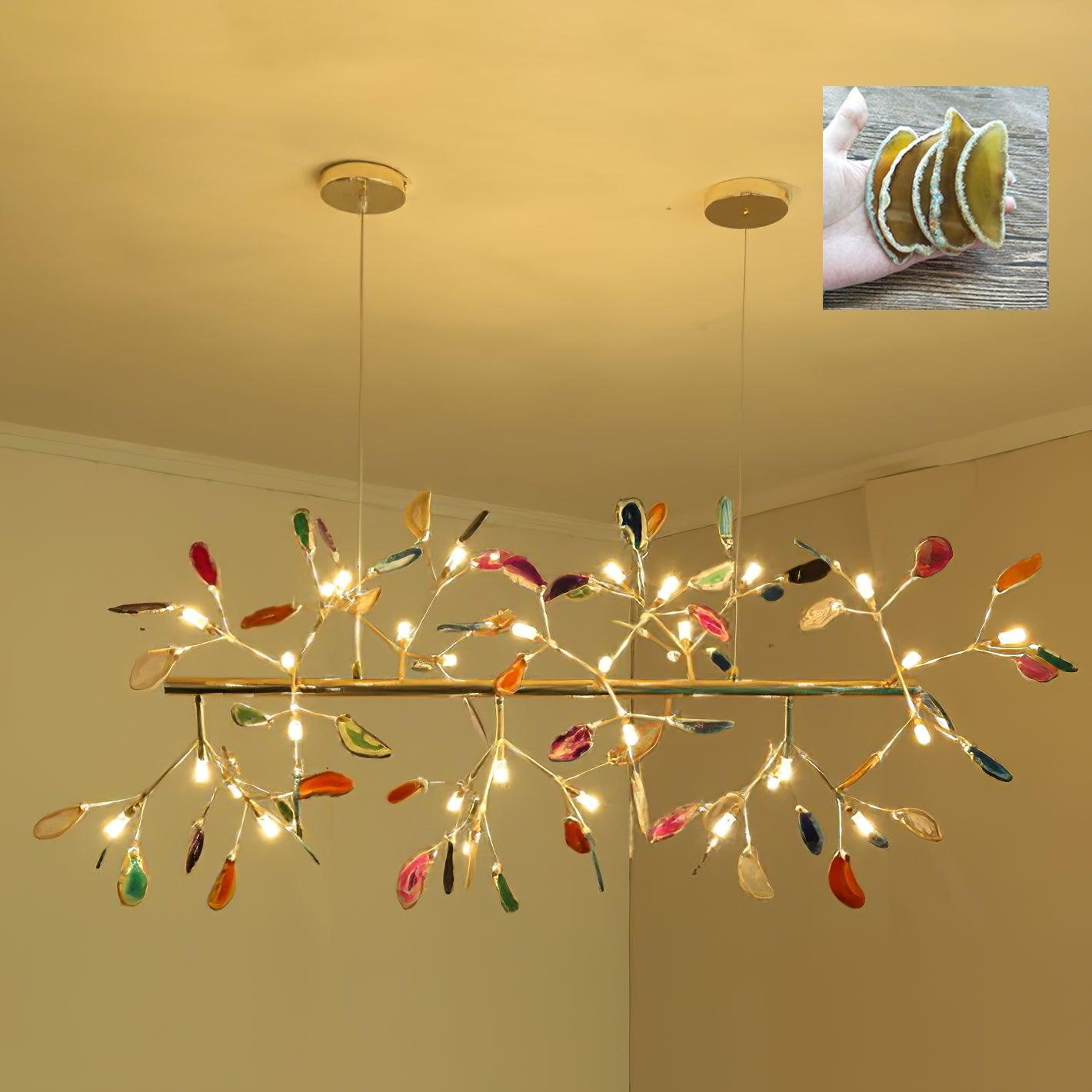 Agate Flake Chandelier - Blowlighting
