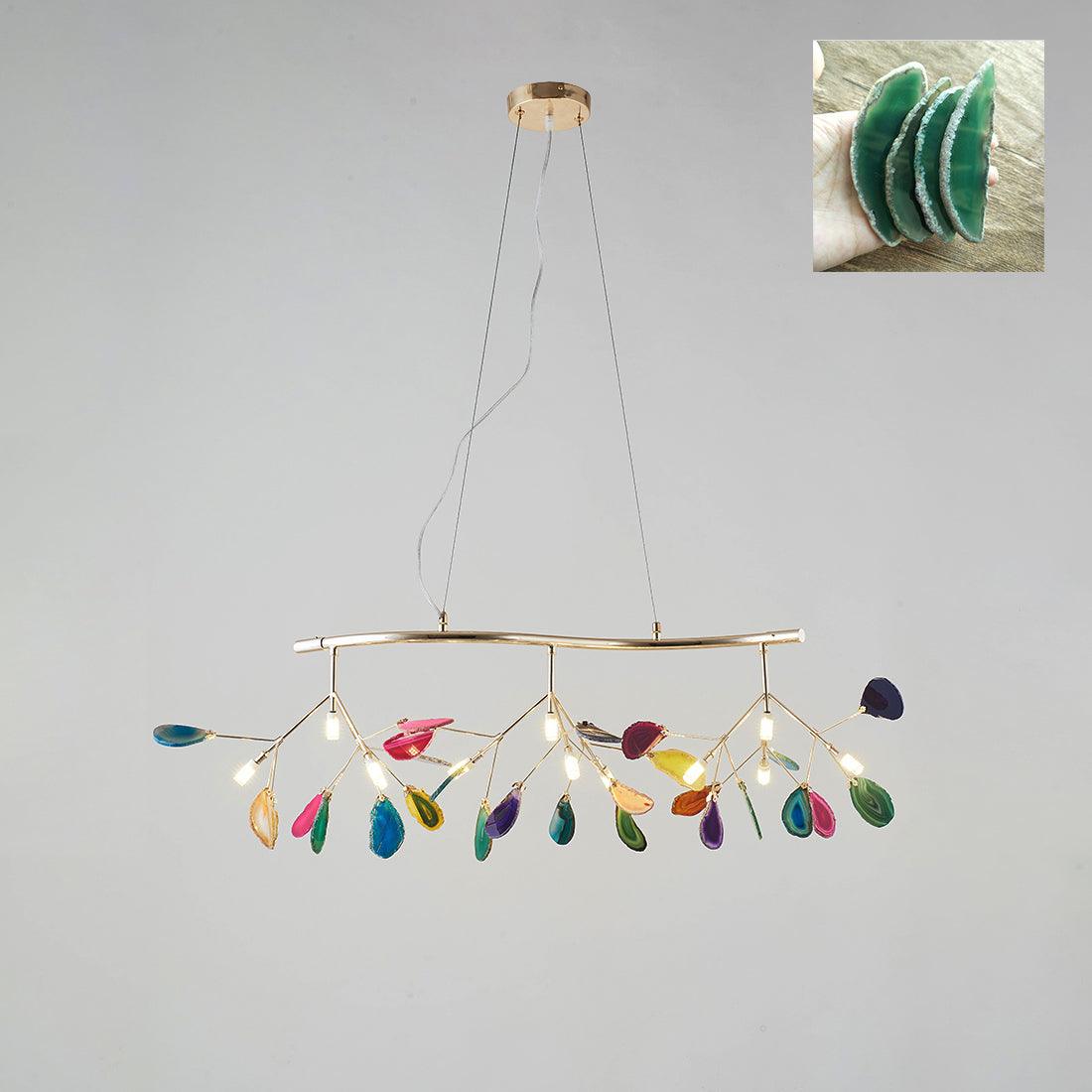 Agate Flake Chandelier - Blowlighting