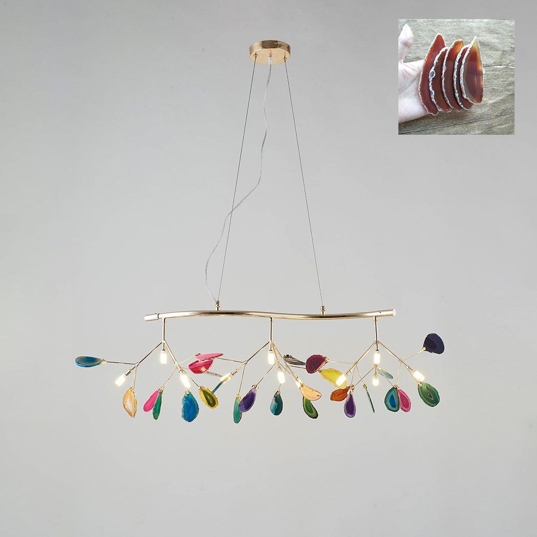 Agate Flake Chandelier - Blowlighting