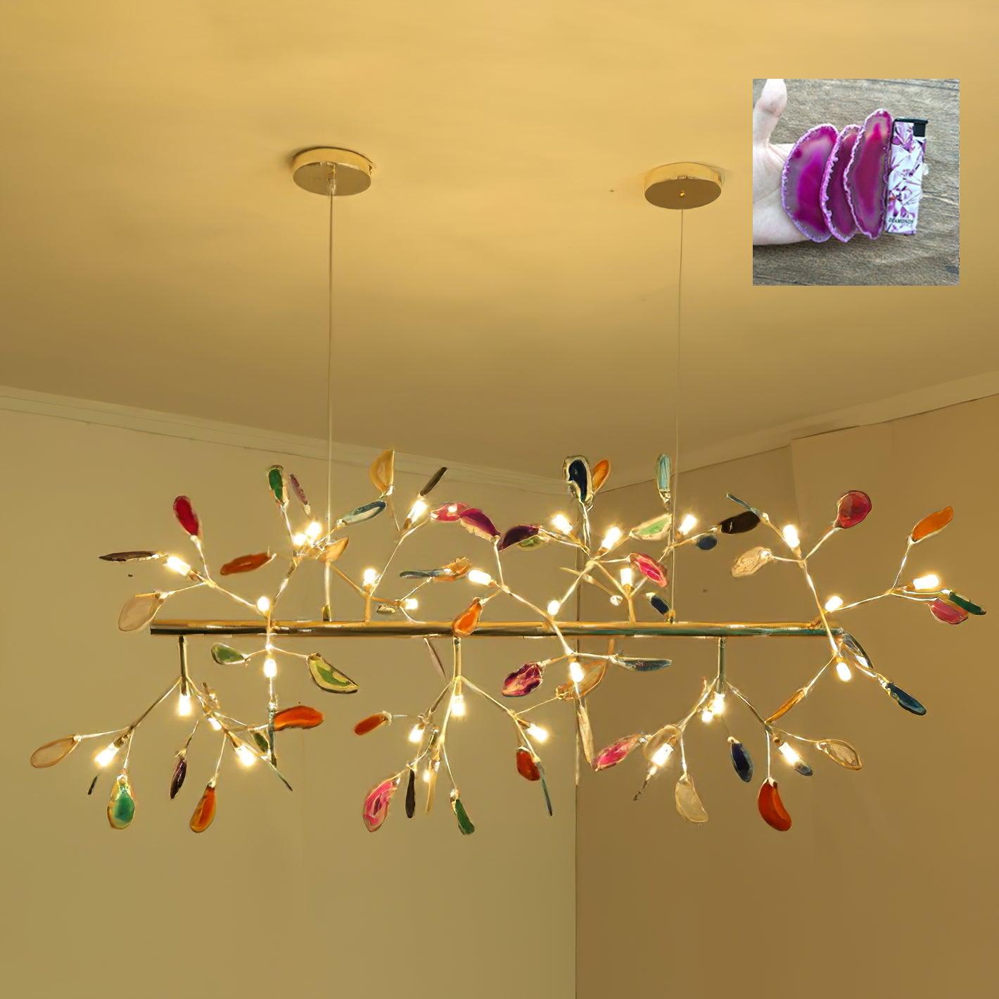 Agate Flake Chandelier - Blowlighting