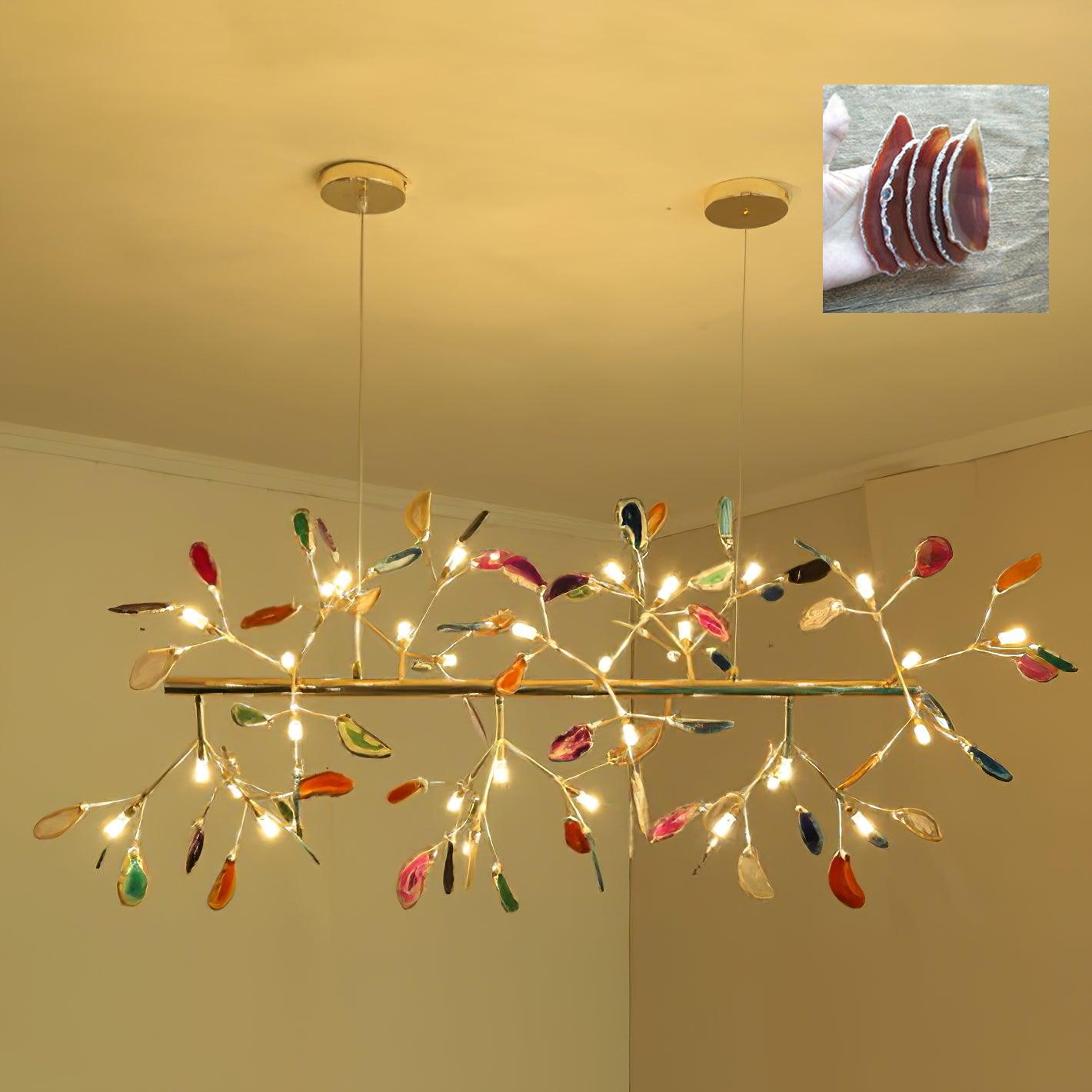 Agate Flake Chandelier - Blowlighting