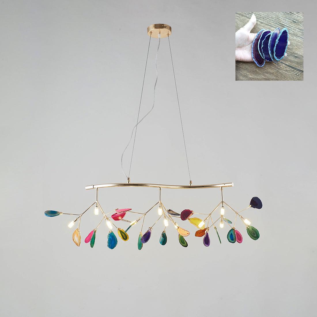 Agate Flake Chandelier - Blowlighting